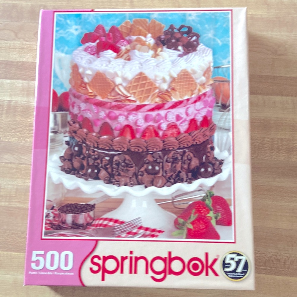 Springbok “Icing on the Cake” 500 piece jigsaw puzzle